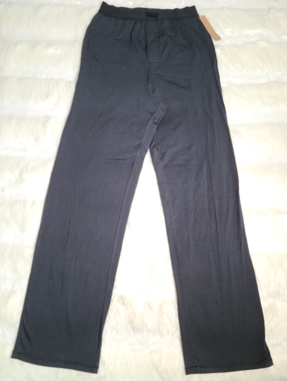 SKIMS Boyfriend Loose Pants Black Onyx Women XXS NEW